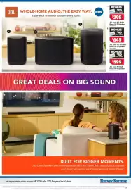Harvey Norman catalogue Page 9: JBL WHOLE-HOME AUDIO, THE EASY WAY. NEW Experience immersive sound in every room. B JBL UBL