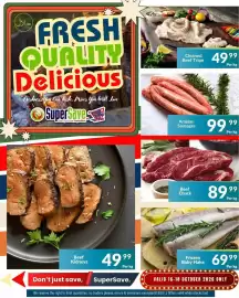 Super Save catalogue Page 3: Beef Chuck €89,99, Frozen Baby Hake €69,99