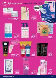 Volantino Determarket Pagina 3: Essere benessere assorbenti super notte €1,19, Dermolab uomo crema viso idratante €4,49