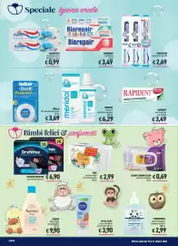 Volantino Determarket Pagina 6: Biorepair dentifricio €3,49, Meridol collutorio protezione gengive €6,29