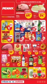 Penny Market leták týden 43 Strana 1: Eidam karlova koruna plátky €12,90, Pomeranče €24,90