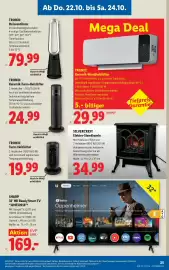 Lidl Flugblatt woche 43 Seite 31: TRONIC Heizventilator €79,99, TRONIC Keramik-Turm-Heizlüfter €24,99