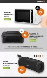 Expert folder week 43 Pagina 22: Sony bluetooth speaker ult field 1 €69,00, Inventum Magnetron MN205S €79,00
