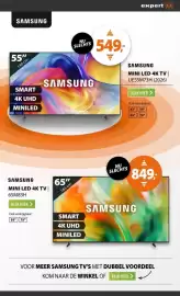 Expert folder week 43 Pagina 4: Samsung Mini LED 4K TV 65M83H €849,00, Samsung mini led 4k tv ue55m73h 2026 €549,00