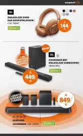 Expert folder week 43 Pagina 9: JBL soundbar met draadloze subwoofer SB595 MK2 €449,00, Samsung soundbar | HW-Q930H €849,00