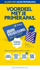 Primera folder Pagina 8: ALLEEN MET JOUW PRIMERAPAS VOORDEEL MET JE PRIMERAPAS. JOUW Primera PRIMERAPAS Van ons, voor jou