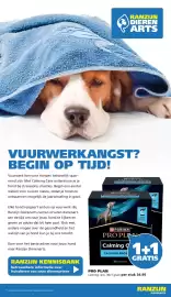 Ranzijn folder Pagina 4: RANZIJN DIEREN ARTS VUURWERKANGST? BEGIN OP TIJD! Vuurwerk kan voor honden behoorlijk span- nend