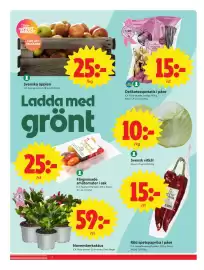 ICA Nära reklamblad vecka 43 Sida 2: Färgmixade småtomater i ask €25,00, Svenska äpplen €25,00