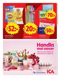 ICA Nära reklamblad vecka 43 Sida 8: Chips, Ostbågar €52,00, Glass flerpack €70,00