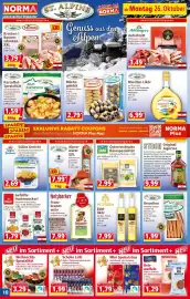 Norma Prospekt woche 44 Seite 10: Edel-likör Marillen, Pfirsich oder Nusseler €7,99, St. Alpine Marillen Likör €6,99