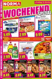 Norma Prospekt woche 44 Seite 16: Daunasoft Toilettenpapier €7,19, Fairy Geschirrspülmittel €2,99