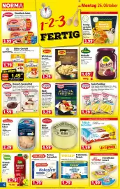 Norma Prospekt woche 44 Seite 6: Dr.Oetker Gala Pudding €1,29, TRIMM Granatapfel Saft €2,79