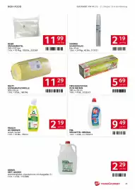 Transgourmet Flugblatt woche 44 Seite 29: Frosch WC Reiniger €2,19, Multy Schwammtuchrolle €11,29