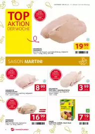Transgourmet Flugblatt woche 44 Seite 6: Ungarische Hafermastgans €8,99, Weidegans Bratfertig €16,99