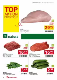 Transgourmet Flugblatt woche 44 Seite 8: Natura Bio - Rind Faschiertes €16,99, Natura Bio Rind Weißes Scherzl €16,99