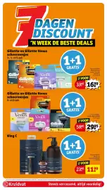 Kruidvat folder week 43 Pagina 10: བ DAGEN DISCOUNT 'N WEEK DE BESTE DEALS Gillette en Gillette Venus scheermesjes 3-, 4- en