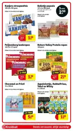 Kruidvat folder week 43 Pagina 101: Kanjers stroopwafels €1,99, Bolletje pepsels €2,50