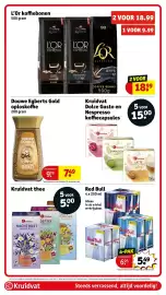 Kruidvat folder week 43 Pagina 102: L'Or koffiebonen €18,99, Kruidvat thee €5,00