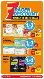 Kruidvat folder week 43 Pagina 14: Pampers babydoekjes €37,49, Kruidvat NewBorn luiers jumbo pack €15,99