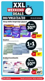 Kruidvat folder week 43 Pagina 23: Always Dailies inlegkruisjes gigapack €30,00, Sanature €3,79
