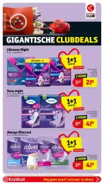 Kruidvat folder week 43 Pagina 40: Tena night €4,89, Always discreet €4,59