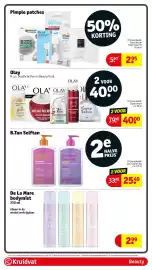 Kruidvat folder week 43 Pagina 45: B.Tan Selftan €25,49, Pimple patches €2,95