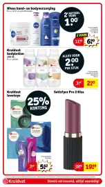 Kruidvat folder week 43 Pagina 55: Nivea hand- en bodyverzorging €6,99, Kruidvat bodylotion €2,00