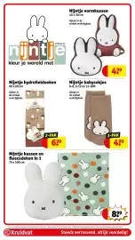 Kruidvat folder week 43 Pagina 68: Nijntje kussen en fleecedeken in 1 €8,99, Nijntje vormkussen €4,99