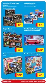 Kruidvat folder week 43 Pagina 74: Paw Patrol Load up pup €7,99, Paw Patrol Marshall Lights and Sounds Fire Engine €13,99