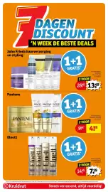 Kruidvat folder week 43 Pagina 8: John Frieda haarverzorging en styling €13,49, Pantene €4,99