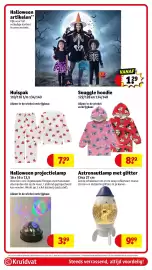 Kruidvat folder week 43 Pagina 81: Astronautlamp met glitter €9,99, Halloween artikelen €1,29