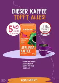 Tchibo Prospekt Seite 4: DIESER KAFFEE TOPPT ALLES! 54,9000 /500 g € 10.98/kg EBLINGSKAFFEE EDUSCHO -Kaffeetradition seit