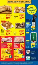 Lidl Prospekt woche 44 Seite 11: VELTINS Pilsener Bierfass mit Zapfhahn €9,49, Cronut Haselnuss-Krokant €0,99