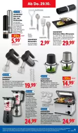 Lidl Prospekt woche 44 Seite 45: SILVERCREST Elektrische Salz oder Pfeffermühle €5,99, SILVERCREST Handmixer €19,99