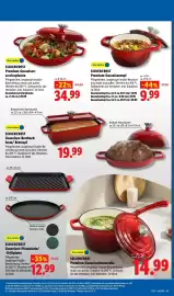 Lidl Prospekt woche 44 Seite 49: SILVERCREST Premium-Gusseisenservierpfanne €34,99, SILVERCREST Premium-Gusseisentopf €9,99