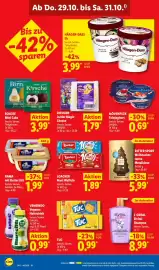 Lidl Prospekt woche 44 Seite 66: HÄAGEN-DAZS Eis €3,99, BOUJEE Mini Cake €3,99