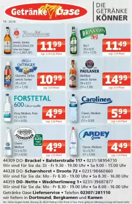 Getränke Oase (gültig bis 24-10)