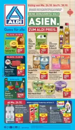 Aldi Nord Prospekt woche 44 Seite 1: ASIA GREEN GARDEN Udon-Nudel-Bowl €1,29, TOYLINO Magnet-Bausatz XL €12,99