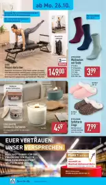 Aldi Nord Prospekt woche 44 Seite 18: HOME CREATION Holzdocht-Duftkerze €4,49, CRANE Pilates-Reformer €149,00