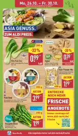 Aldi Nord Prospekt woche 44 Seite 2: Poké Bowl ASIA GREEN GARDEN €3,99, Bimi Stangenbrokkoli €1,99