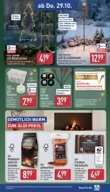 Aldi Nord Prospekt woche 44 Seite 21: BELAVI LED-Gartenleuchte €3,99, BBQ Anfeuerholz €4,99