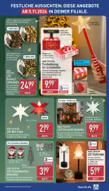Aldi Nord Prospekt woche 44 Seite 30: HOME CREATION LED-Filzweihnachtsdekoration €3,99, HOME CREATION LED-Mini-Stern €2,99