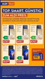Aldi Nord Prospekt woche 44 Seite 44: TCL P80 €279,00, TCL K70 4G €144,00