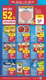 Aldi Nord Prospekt woche 44 Seite 5: ARLA Finello Reibekäse €1,29, Alpenhain Back-Camembert €1,99