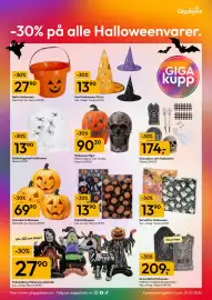 Gigaboks kundeavis uke 43 Side 7: Gravstøtte Halloween €209,00, Hatt Halloween 30 cm €13,90