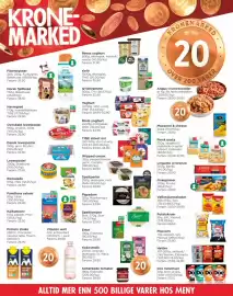 Meny kundeavis uke 43 Side 4: Fersk pasta €20,00, Røros yoghurt €20,00