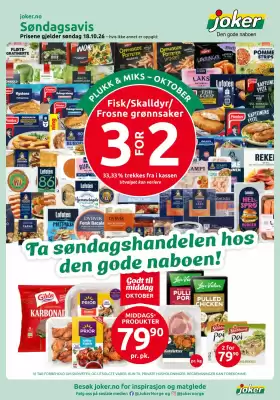 Joker kundeavis (gyldig til 19-10)