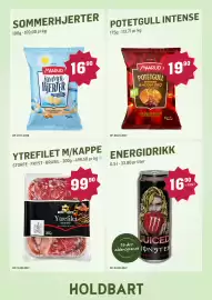 Holdbart kundeavis uke 43 Side 5: Maarud Potetgull Intense Bacon BBQ Style €19,90, Monster Juiced Energy + Juice €16,90