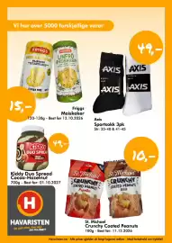 Havaristen kundeavis uke 43 Side 3: Friggs Maiskaker €15,00, Axis Sportsokk 3pk €49,00