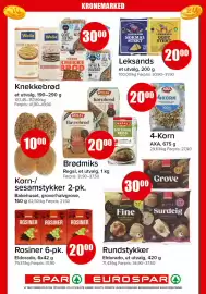 Spar kundeavis uke 43 Side 10: Rosiner 6-pk. €20,00, Leksands et utvalg €20,00